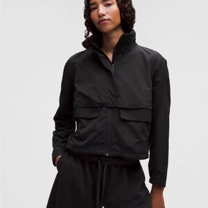 Lululemon always effortless jacket black size 4